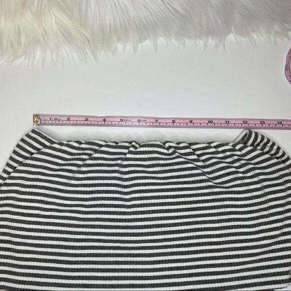 Goodnight Macaroon Striped Off The Shoulder Barbiecore Pin Up Style Dress S - Picture 9 of 14